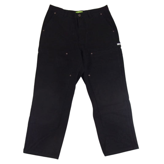 HUF ハフ PT00207 ダブルニー パンツ  ブラック系 30【中古】