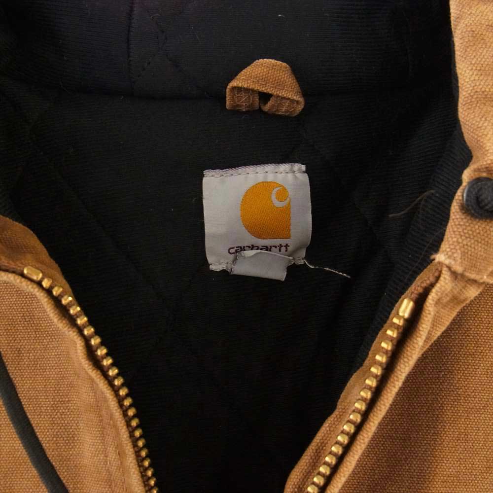 Carhartt カーハート アクティブジャケット ダック地 フルジップ パーカー  ライトブラウン系 XXL【中古】