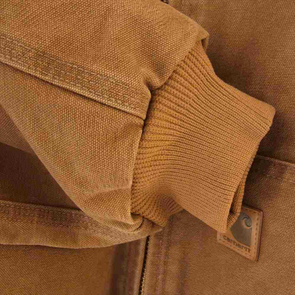 Carhartt カーハート アクティブジャケット ダック地 フルジップ パーカー  ライトブラウン系 XXL【中古】