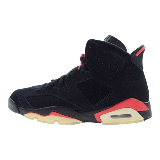 NIKE ナイキ 384664-003 AIR JORDAN 6 エアジョーダン INFRARED PACK ディープ インフラレッド スニーカー ブラック系 レッド系 28cm【美品】【中古】