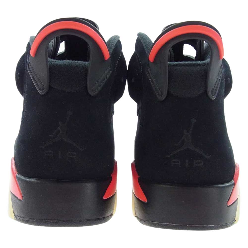NIKE ナイキ 384664-003 AIR JORDAN 6 エアジョーダン INFRARED PACK ディープ インフラレッド スニーカー ブラック系 レッド系 28cm【美品】【中古】