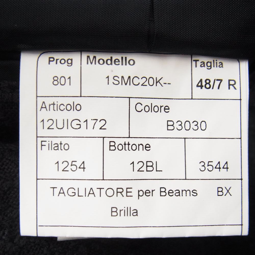 タリアトーレ 1SMC20K イタリア製 コットン ダブル テーラード ジャケット ネイビー系 48【中古】