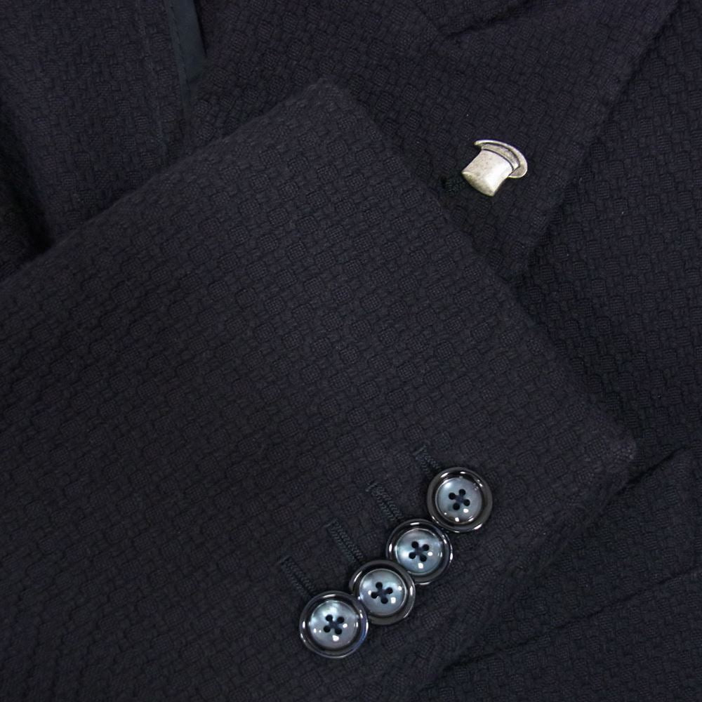 タリアトーレ 1SMC20K イタリア製 コットン ダブル テーラード ジャケット ネイビー系 48【中古】