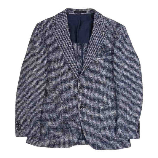 タリアトーレ 1SVS22K イタリア製 アルパカ混 ウール テーラード ジャケット ネイビー系 48【中古】