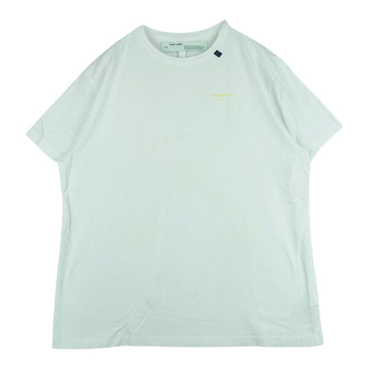 OFF-WHITE オフホワイト OMAA038F19185010 Oversize Tee オーバーサイズ 半袖 Tシャツ ポルトガル製 ホワイト系 XS【中古】
