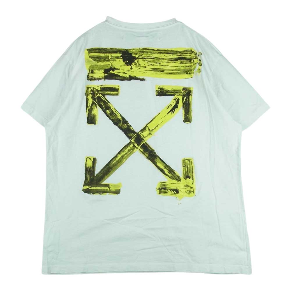 OFF-WHITE オフホワイト OMAA038F19185010 Oversize Tee オーバーサイズ 半袖 Tシャツ ポルトガル製 ホワイト系 XS【中古】
