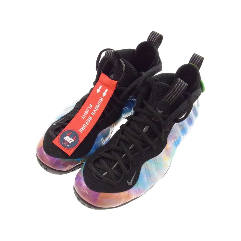 NIKE ナイキ AR3771-800 AIR FOAMPOSITE エア フォームポジット ONE BIG BANG ワン ギャラクシー スニーカー ブラック系 マルチカラー系 28.5cm【極上美品】【中古】