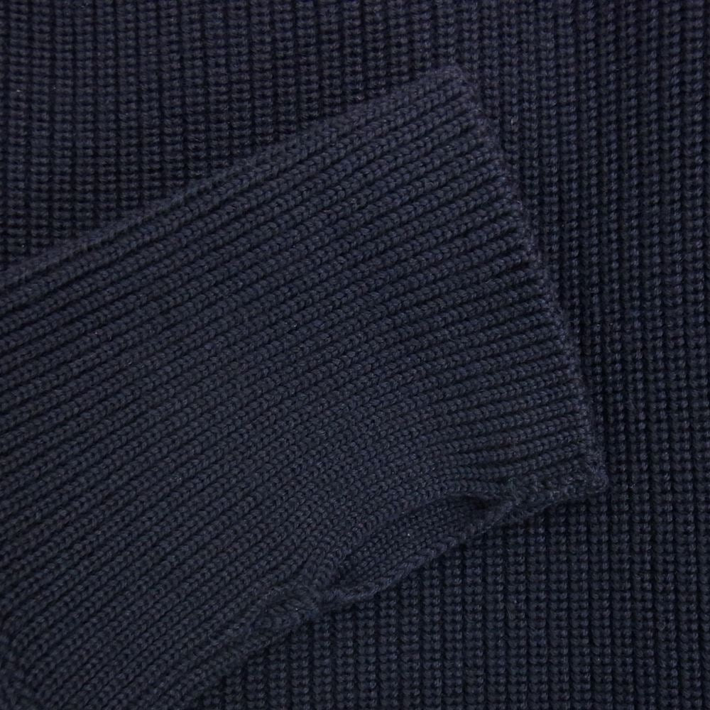 アンデルセンアンデルセン 5 gauge Crewneck 5ゲージ クルーネック ウール セーラーニット セーター ネイビー系 XL【中古】