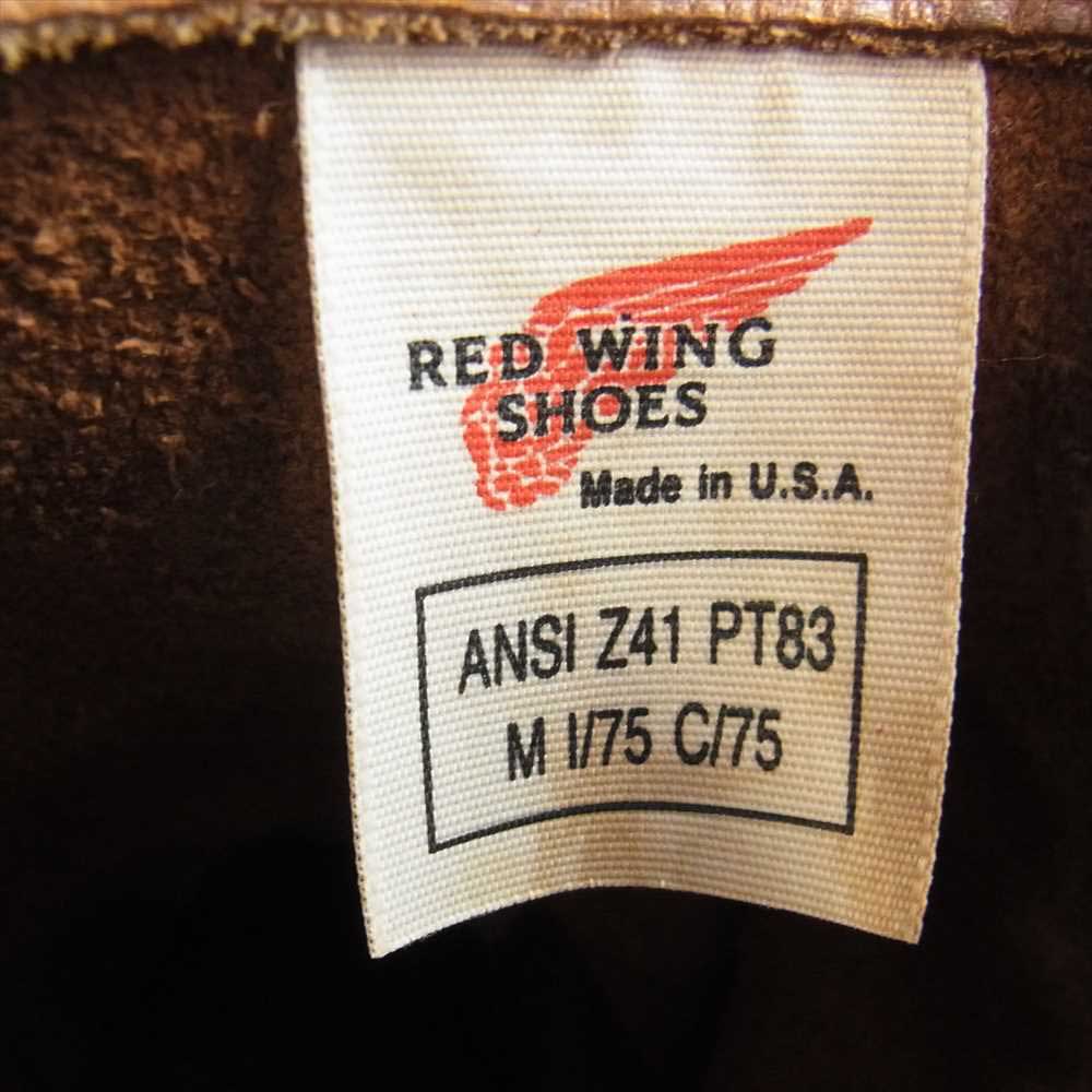 RED WING レッドウィング  ANSI Z41 PT83 90s 羽タグ エンジニア ブーツ ブラウン系【中古】