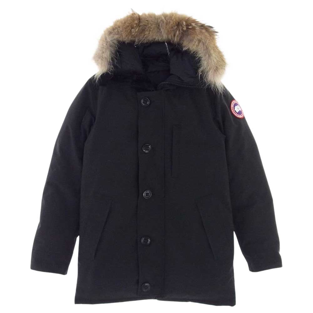 CANADA GOOSE カナダグース 3438JM 国内正規品 サザビーリーグ JASPER PARKA ジャスパー パーカ ダウン コート ブラック系 S【中古】
