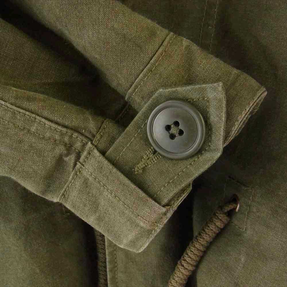 READY MADE レディメイド Cut Fishtail Parka カット フィッシュテール パーカー ミリタリー ジャケット  カーキ系 2【中古】