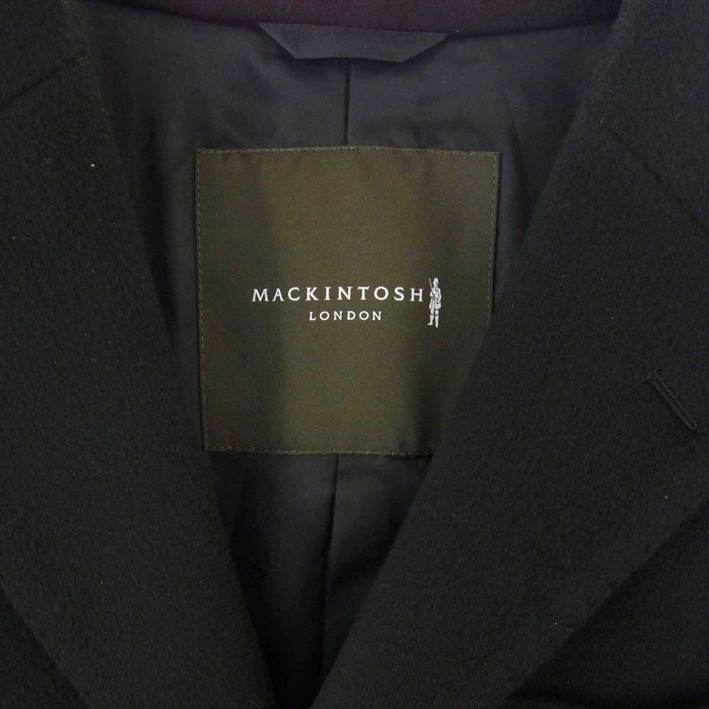 Mackintosh マッキントッシュ G1B50-211-09 国内正規品 日本製 LONDON ロンドン カシミヤ 100％ チェスター コート ブラック系【中古】