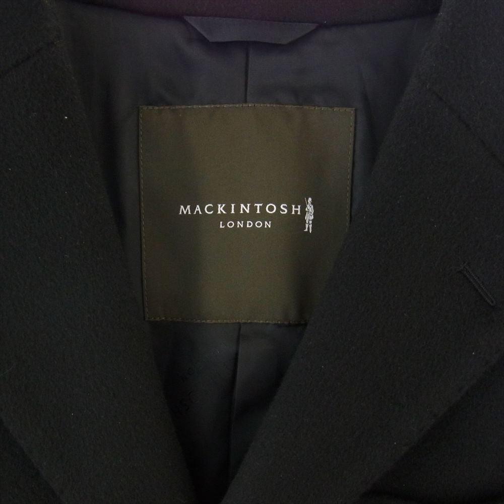 Mackintosh マッキントッシュ G1B50-211-09 国内正規品 日本製 LONDON ロンドン カシミヤ 100％ チェスター コート ブラック系【中古】
