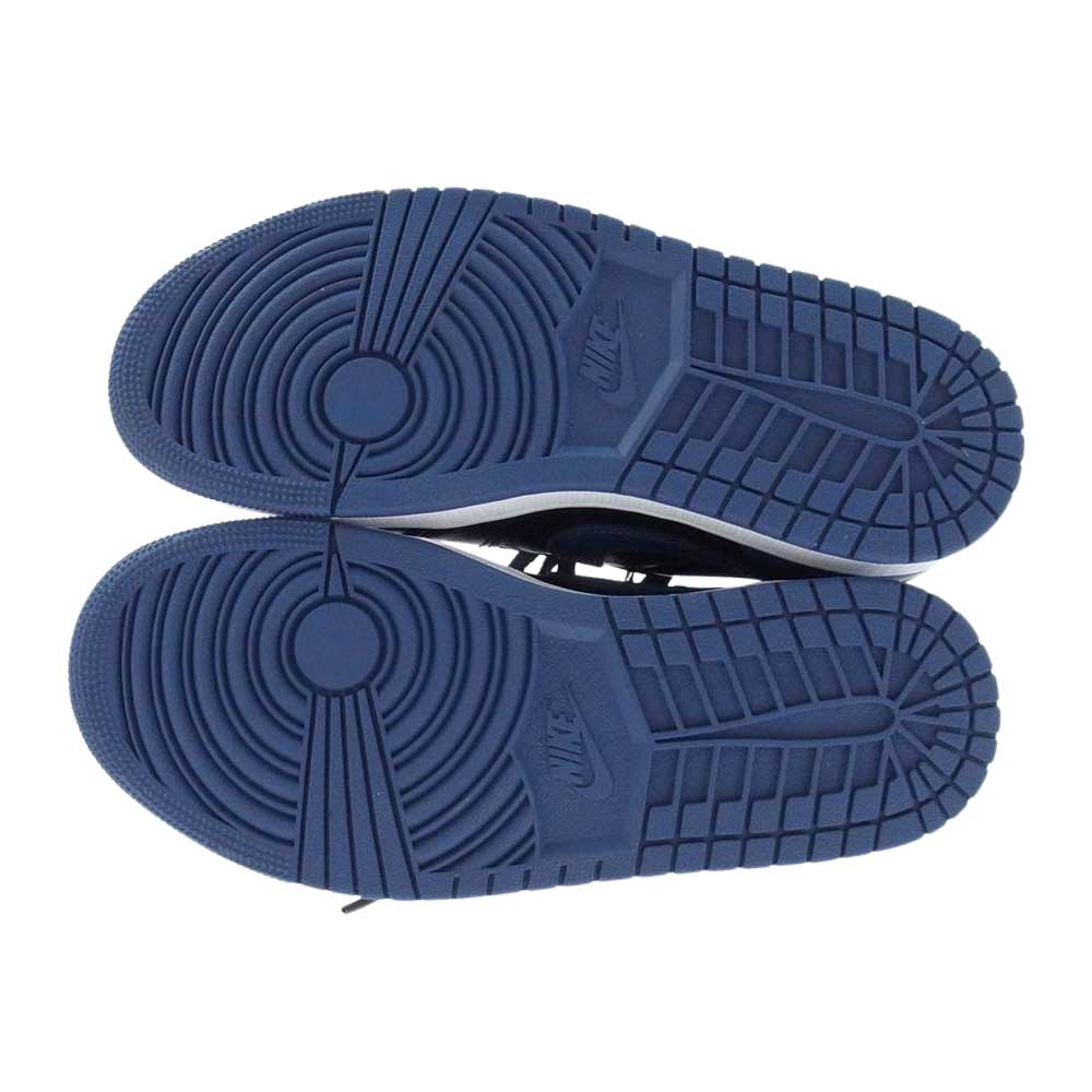 NIKE AIR JORDAN ナイキ ジョーダン CZ0790 041  AIR JORDAN 1 RETRO LOW MG Mystic Navy ローカット スニーカー ブラック系 ネイビー系 23.5cm【新古品】【未使用】【中古】
