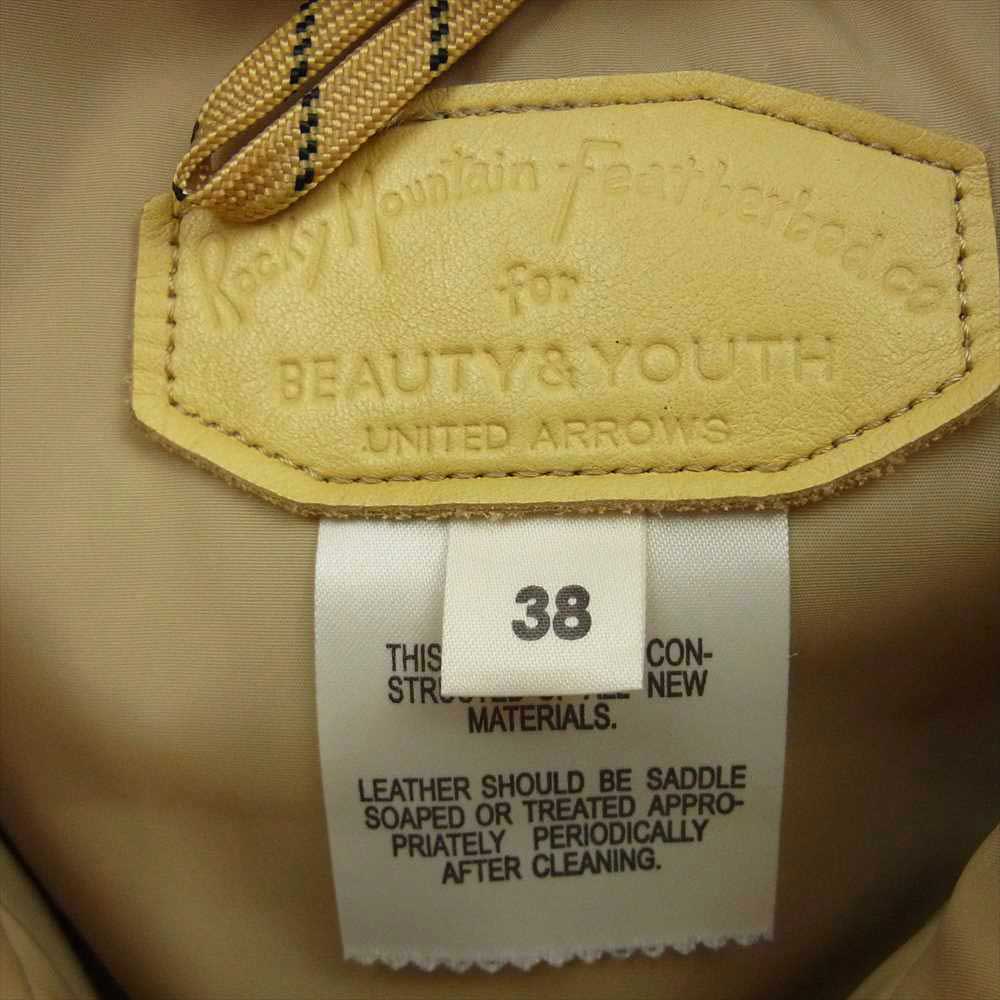 ロッキーマウンテン BEAUTY＆YOUTH アローズ 別注 ダウン ジャケット ベージュ系 38【中古】