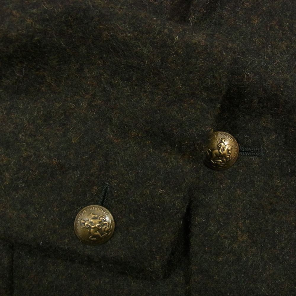 エルネスト BEP231311  BEAMS イタリア製 アルパカ ウール テーラード ジャケット グリーン系 48【中古】