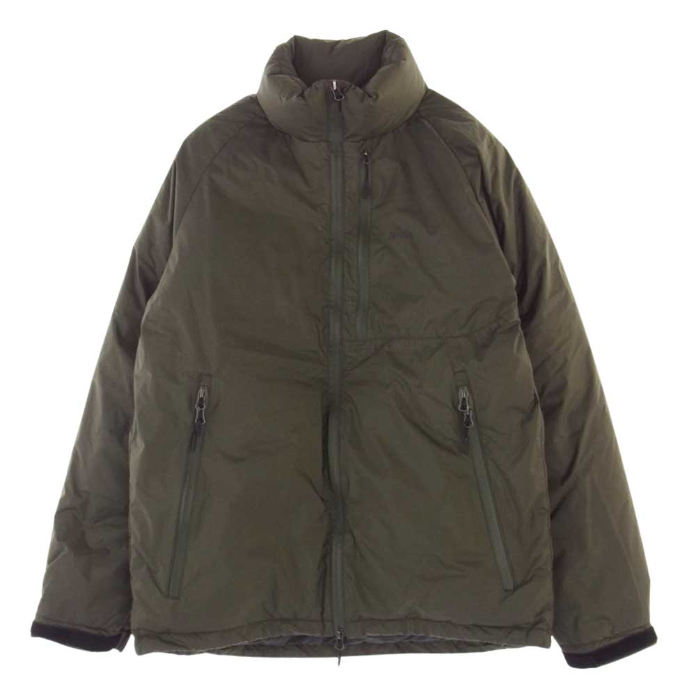 NANGA ナンガ AURORA STAND COLLAR DOWN JACKET オーロラ スタンドカラー ダウン ジャケット KHT モスグリーン系 XL【中古】