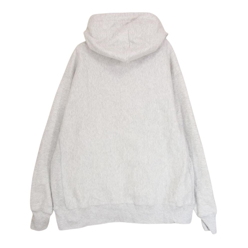 Champion チャンピオン 青単タグ 復刻 ohio state オールド イングリッシュ 書体 パーカー グレー系 XL【中古】