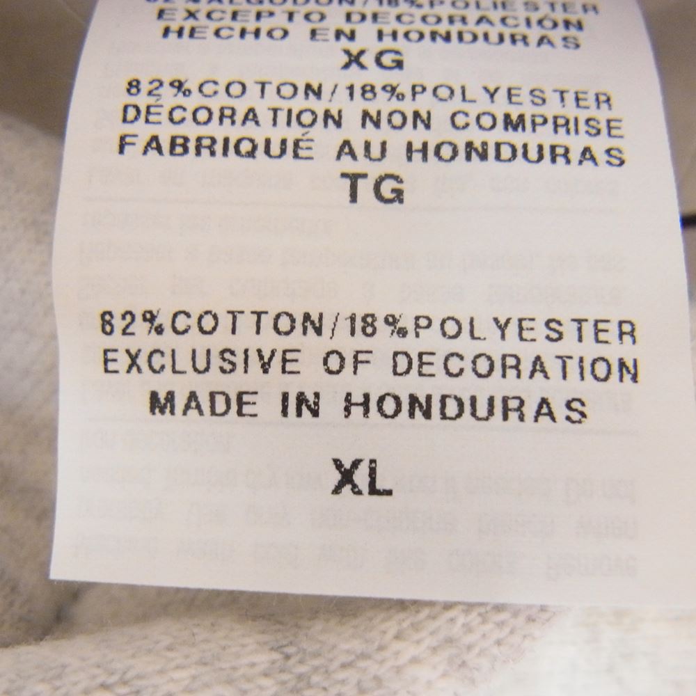 Champion チャンピオン 青単タグ 復刻 ohio state オールド イングリッシュ 書体 パーカー グレー系 XL【中古】