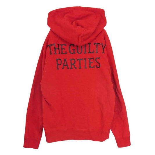 WACKO MARIA ワコマリア PULLOVER HOODED SWEAT SHIRT スエット パーカーフーディ  レッド系 L【中古】