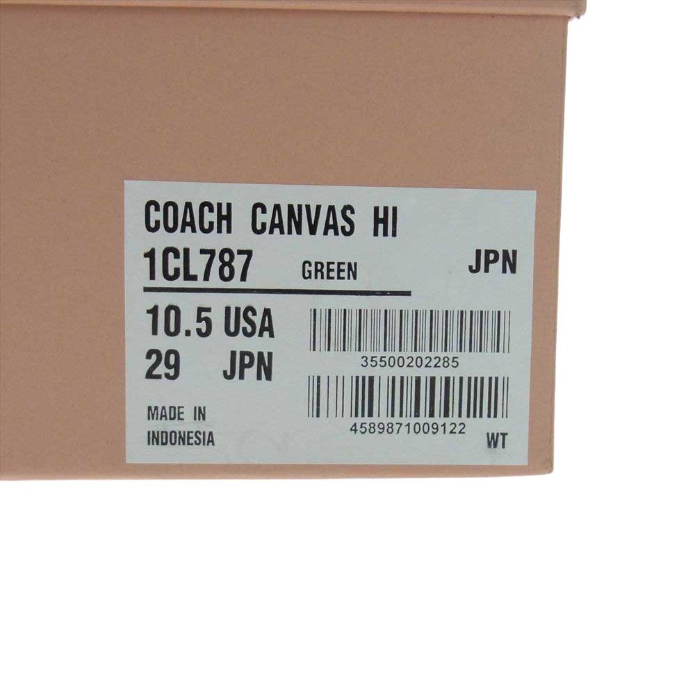 CONVERSE コンバース 1CL787 addict coach CANVAS HI アディクト オールスター スニーカー グリーン系 29.0cm【中古】