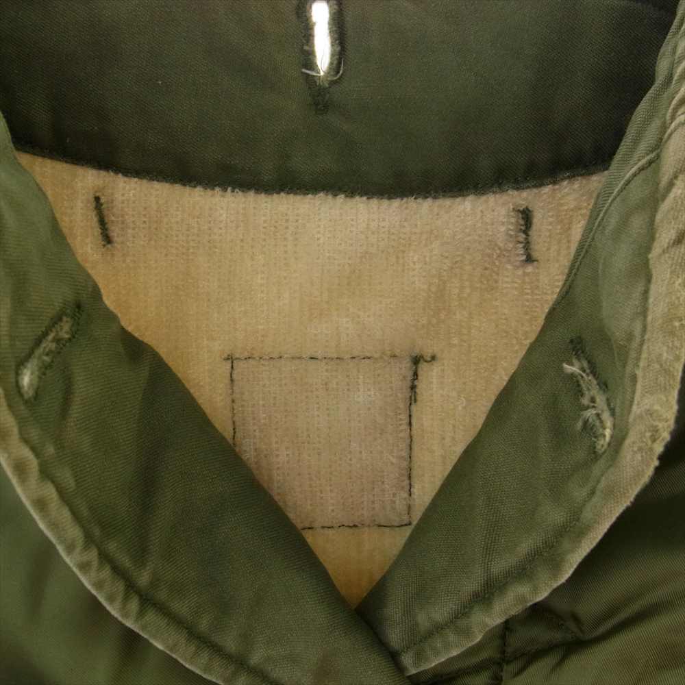 米軍 ヴィンテージ キルティング ライナー ジャケット モスグリーン系【中古】