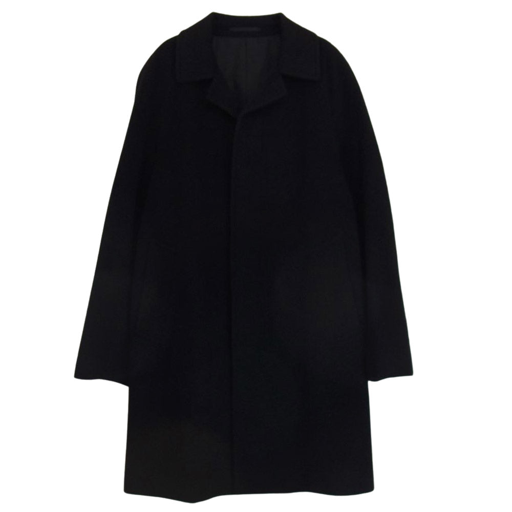 UNITED ARROWS ユナイテッドアローズ カシミヤ混 ウール ステンカラーコート ブラック系 S【中古】
