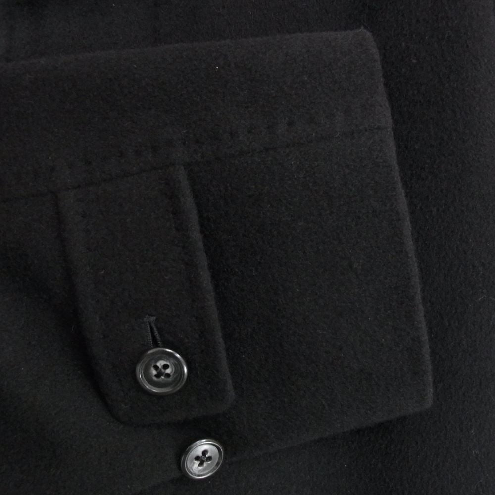 UNITED ARROWS ユナイテッドアローズ カシミヤ混 ウール ステンカラーコート ブラック系 S【中古】