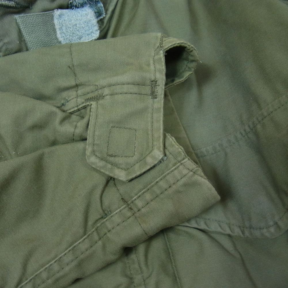 米軍 ヴィンテージ 80s M-65 COAT COLD WEATHER FIELD OG-107 ミリタリージャケット カーキ系 SMALL REGULAR【中古】