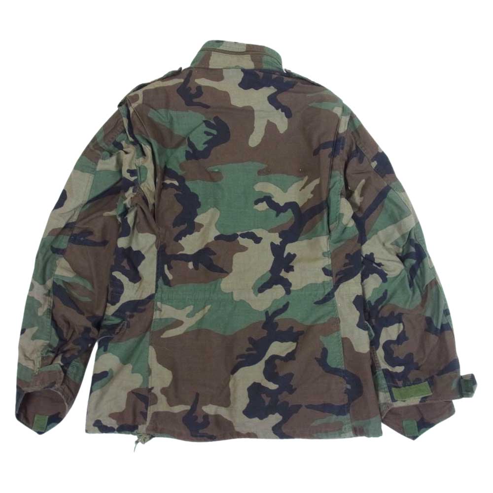 米軍 ヴィンテージ M-65 COAT COLD WEATHER FIELD ミリタリージャケット カモ カーキ系 SMALL REGULAR【中古】