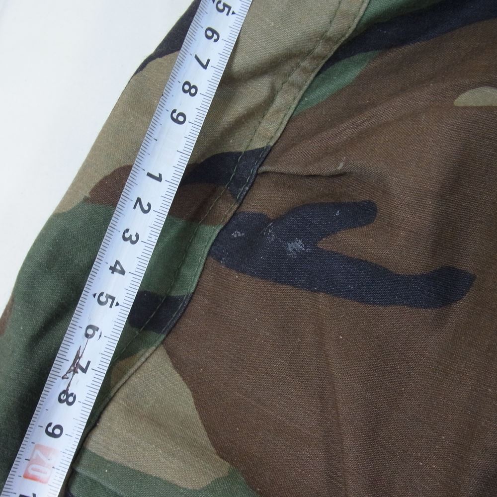 米軍 ヴィンテージ M-65 COAT COLD WEATHER FIELD ミリタリージャケット カモ カーキ系 SMALL REGULAR【中古】