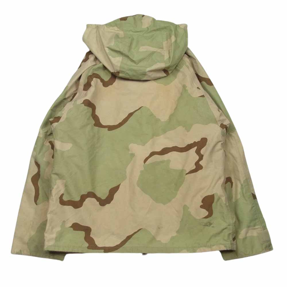 米軍 02'S ECWCS GORE-TEX COLD WEATHER PARKA DESERT CAMOUFLAGE コールド ウェザー パーカ ゴアテックス ミリタリー ジャケット ベージュ系 ライトグリーン系 M MEDIUM - SHORT【中古】