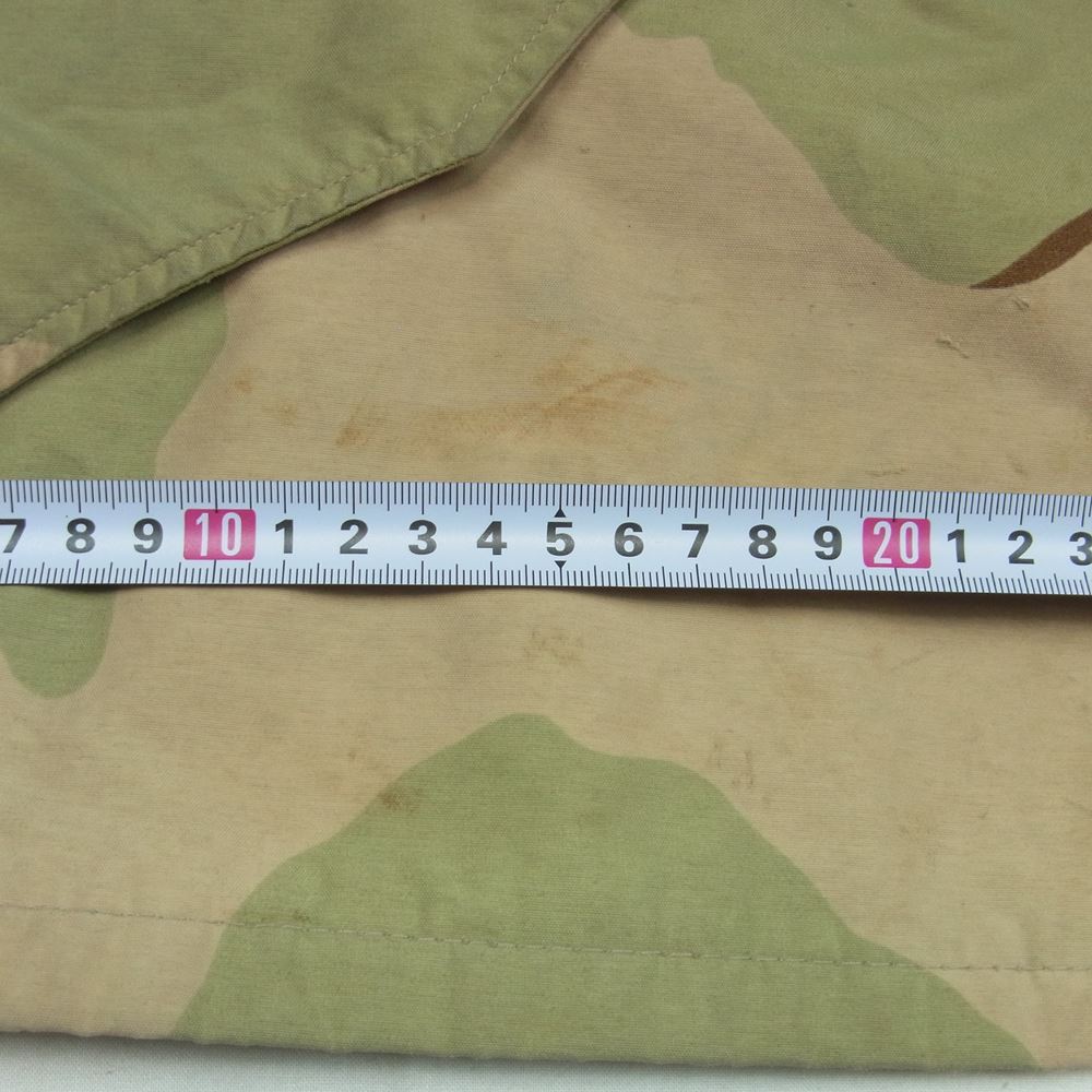 米軍 02'S ECWCS GORE-TEX COLD WEATHER PARKA DESERT CAMOUFLAGE コールド ウェザー パーカ ゴアテックス ミリタリー ジャケット ベージュ系 ライトグリーン系 M MEDIUM - SHORT【中古】