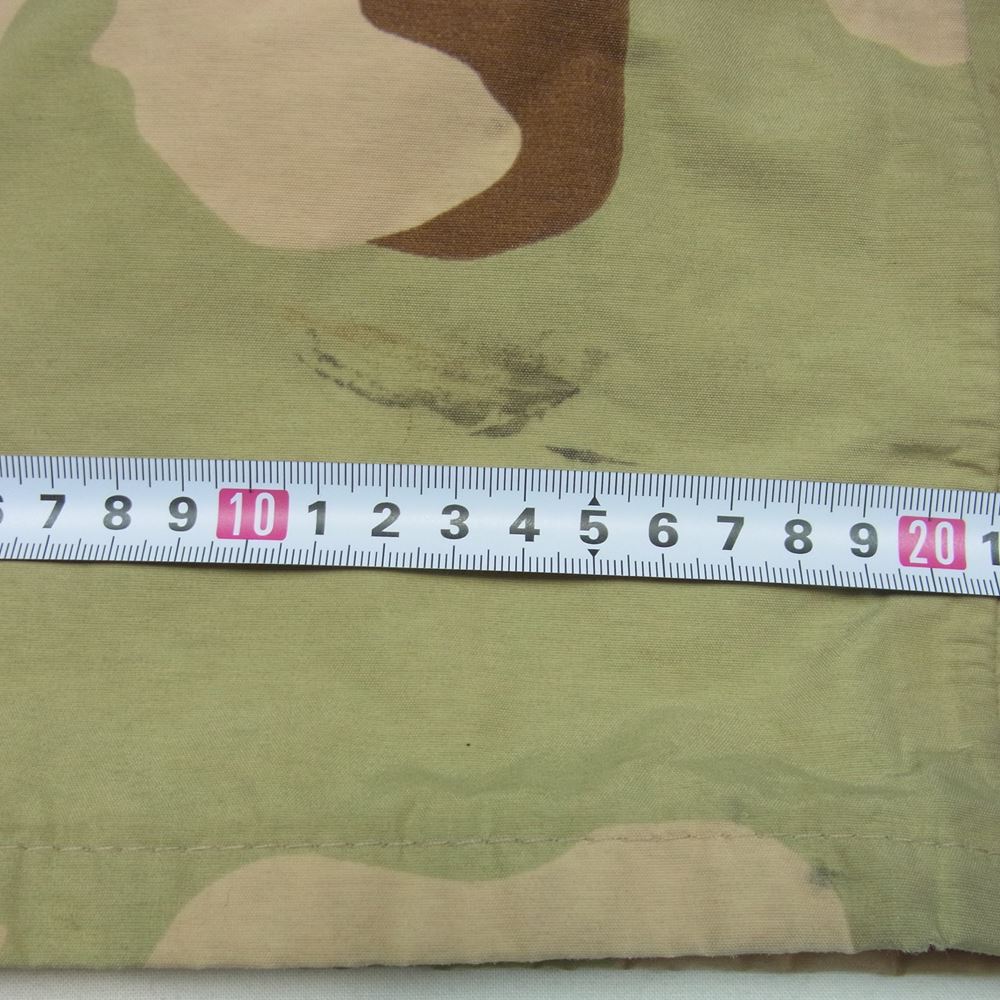 米軍 02'S ECWCS GORE-TEX COLD WEATHER PARKA DESERT CAMOUFLAGE コールド ウェザー パーカ ゴアテックス ミリタリー ジャケット ベージュ系 ライトグリーン系 M MEDIUM - SHORT【中古】