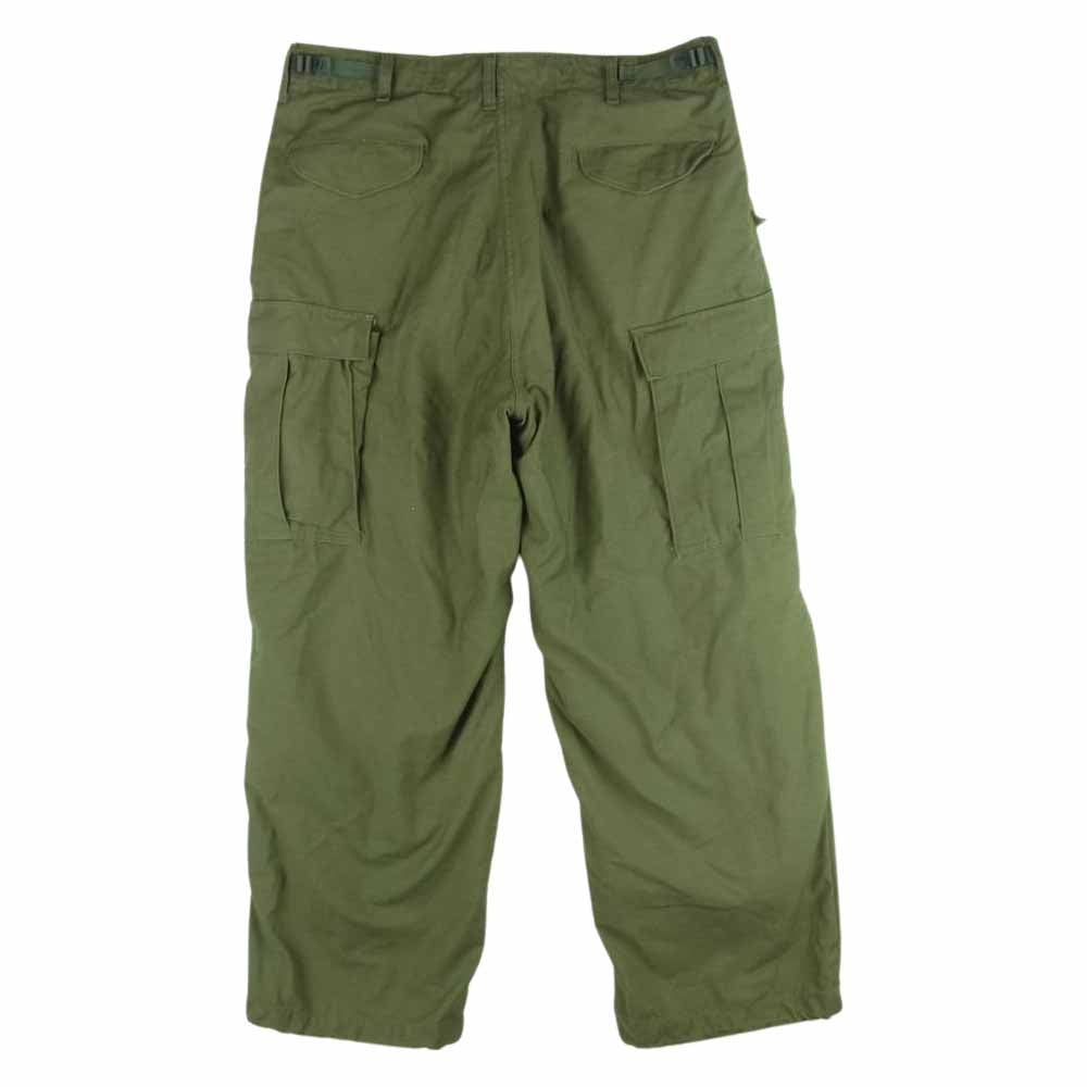米軍 70s M-65 Cold Weather Trousers ライナー付き ミリタリー カーゴ パンツ カーキ系 M【中古】