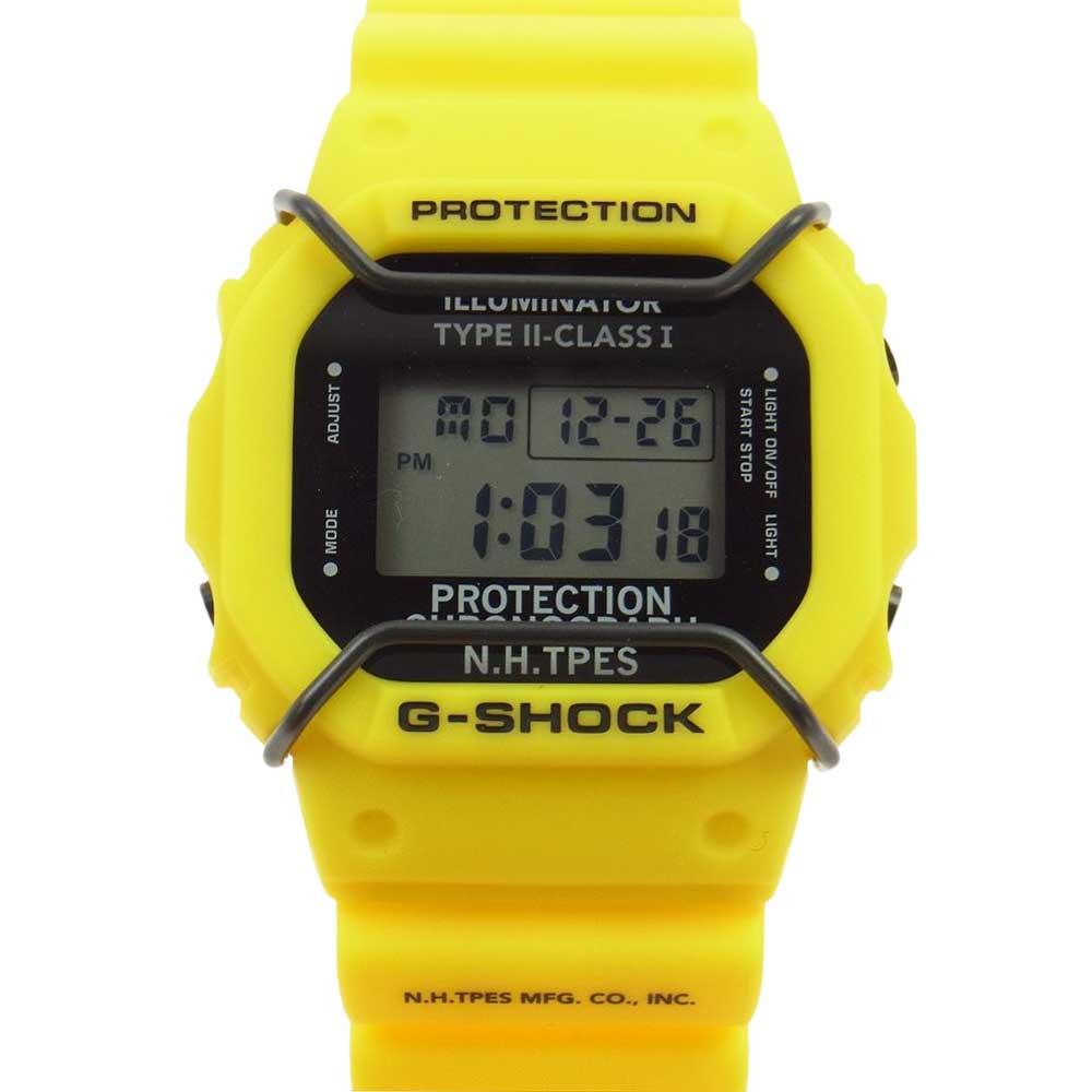 N.HOOLYWOOD エヌハリウッド × G-SHOCK ジーショック デジタル 腕時計  イエロー系【新古品】【未使用】【中古】
