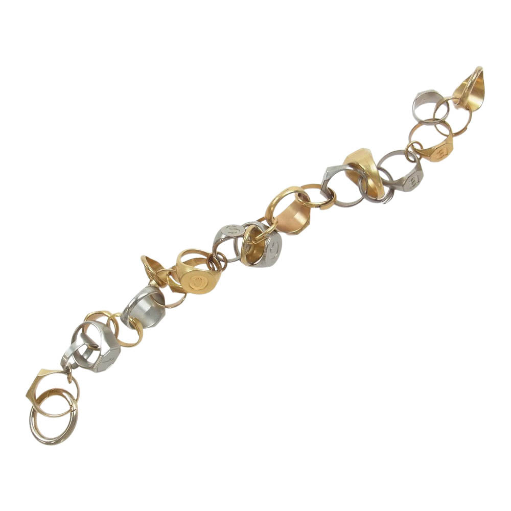 Sacai サカイ 20AW 20-0144S Ring Chain bracelet リング チェーン ブレスレット シルバー系 ゴールド系【中古】