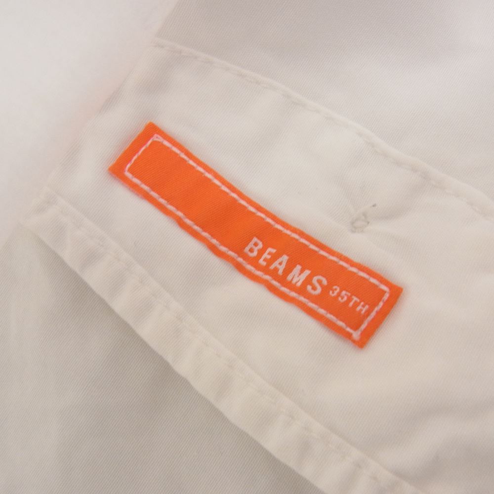 Engineered Garments エンジニアードガーメンツ BEAMS+別注 ポケット ワーク 長袖シャツ ホワイト系 XS【中古】