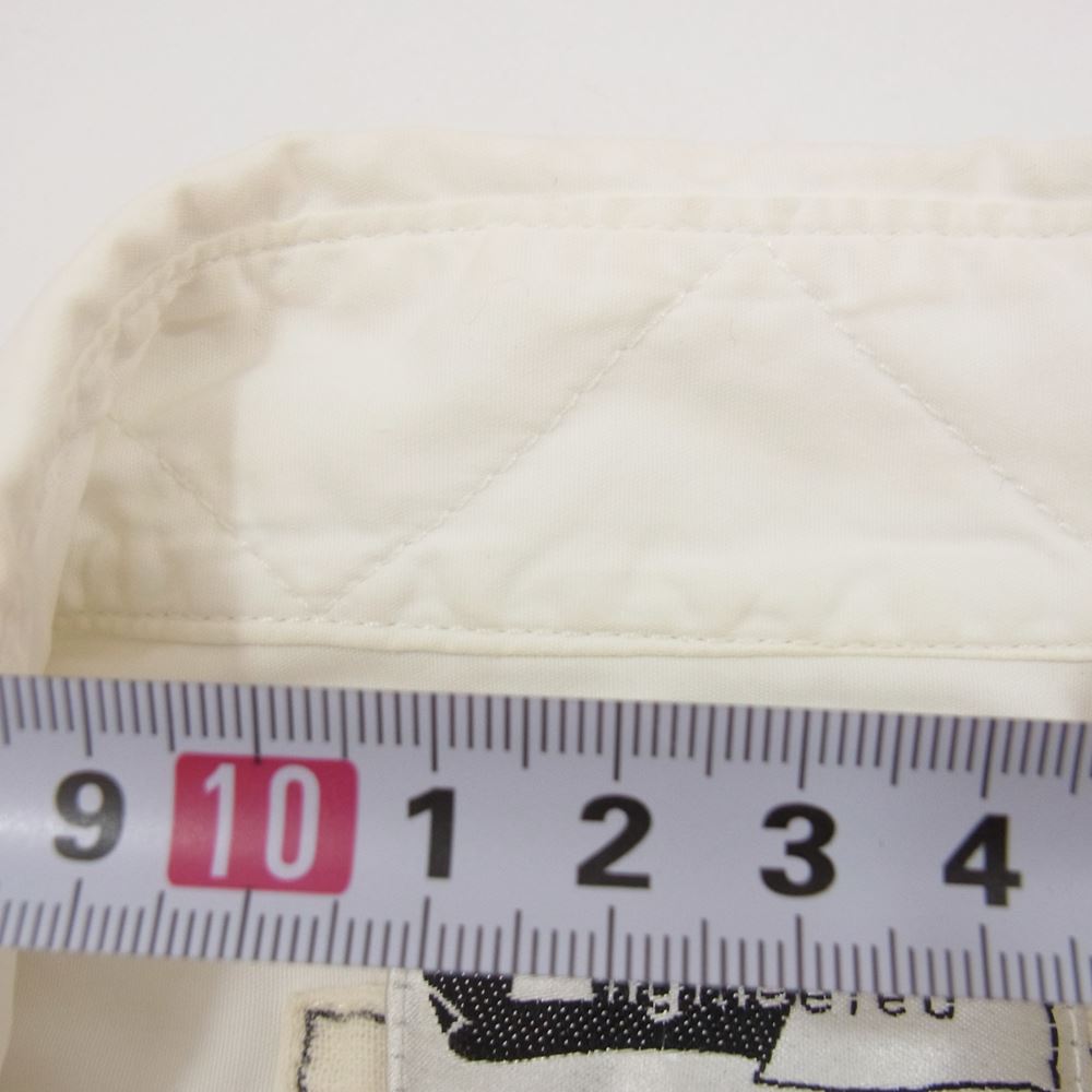 Engineered Garments エンジニアードガーメンツ BEAMS+別注 ポケット ワーク 長袖シャツ ホワイト系 XS【中古】