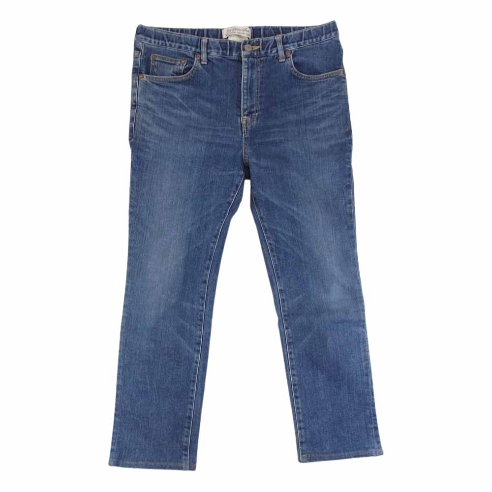 REMI RELIEF レミレリーフ ウエストドローコード ストレッチ イージー デニム パンツ インディゴブルー系 M【中古】