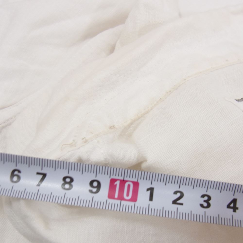 Engineered Garments エンジニアードガーメンツ 4ポケット オープンカラー 半袖シャツ ホワイト系 S【中古】