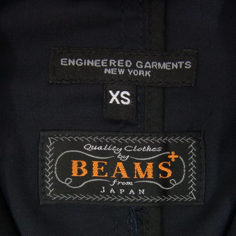 Engineered Garments エンジニアードガーメンツ BEAMS+別注 MID FIELD BLAZER TROPICAL WOOL ミッドフィールド ブレザー ジャケット トロピカルウール  ネイビー系 XS【中古】