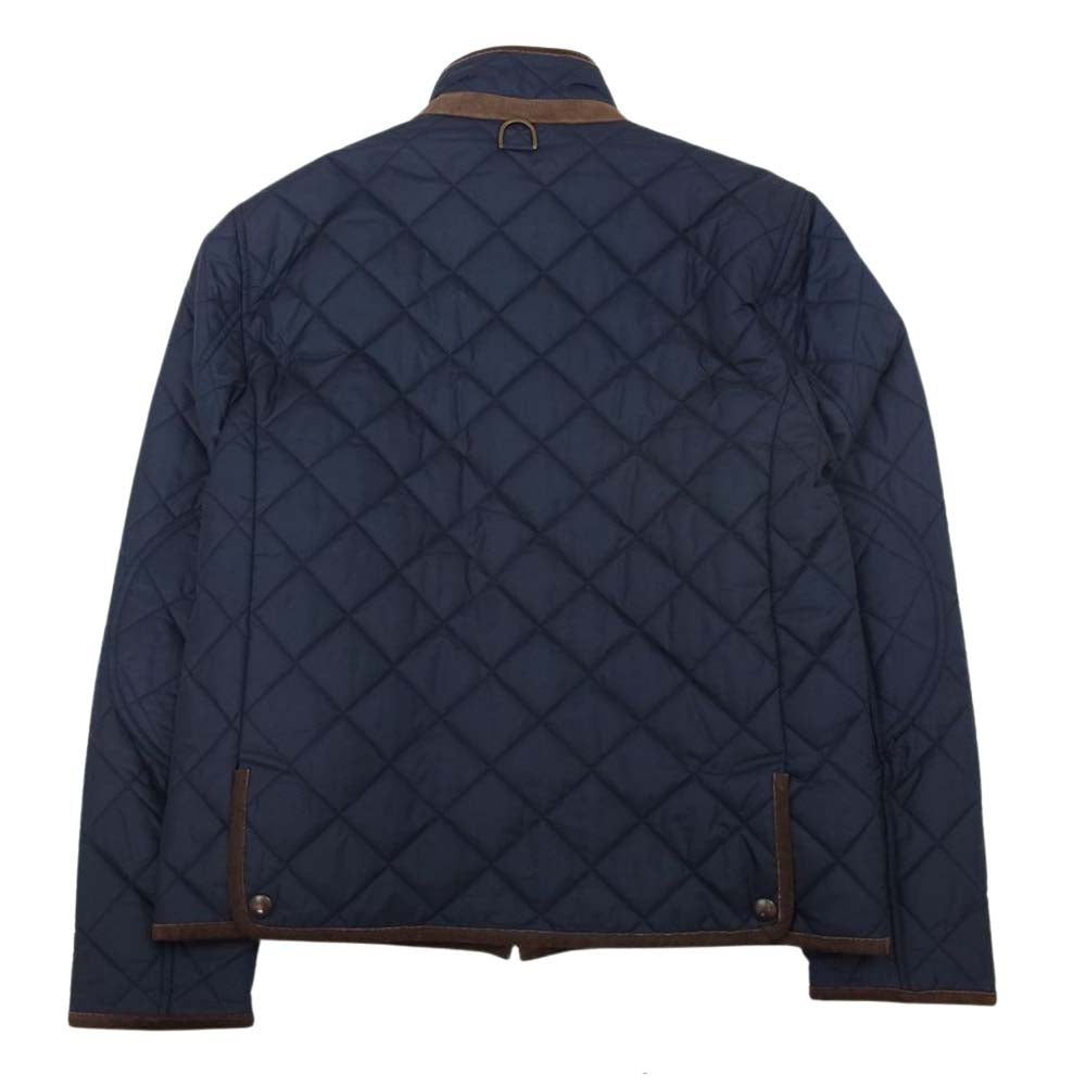 POLO RALPH LAUREN ポロ・ラルフローレン リバーシブル キルティング ナイロン ジャケット  ネイビー系 レッド系 M【中古】