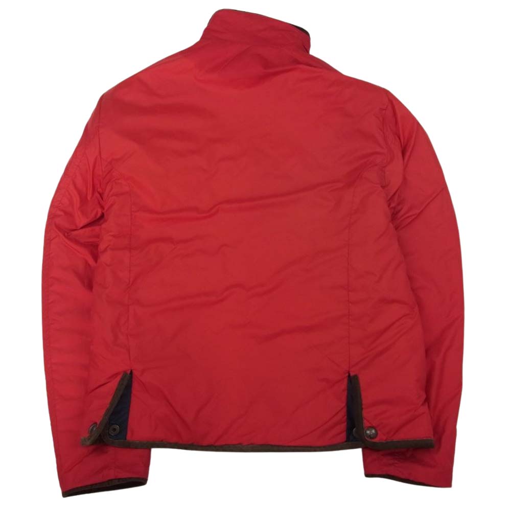 POLO RALPH LAUREN ポロ・ラルフローレン リバーシブル キルティング ナイロン ジャケット  ネイビー系 レッド系 M【中古】