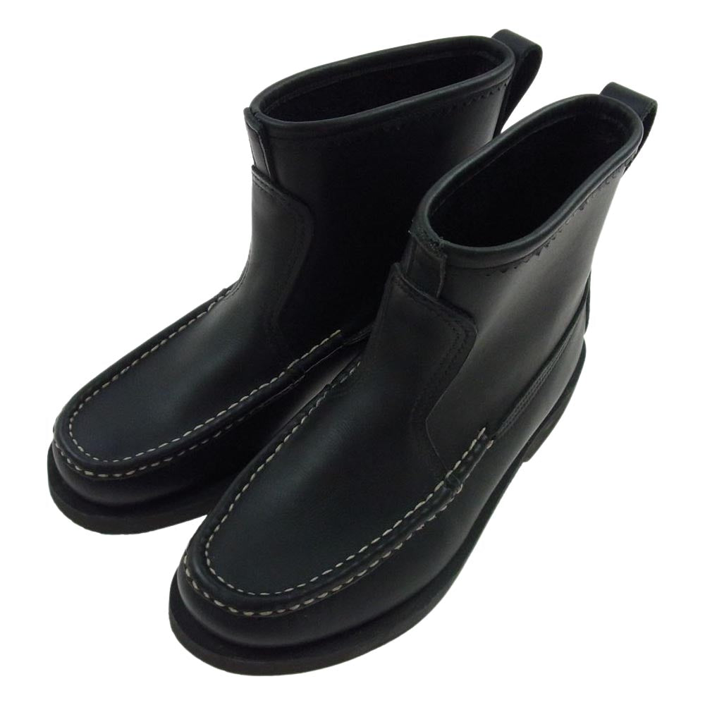 RUSSELL MOCCASIN ラッセルモカシン KNOCK A BOUT BOOT ノック ア バウト ブーツ ブラック系 US8【極上美品】【中古】