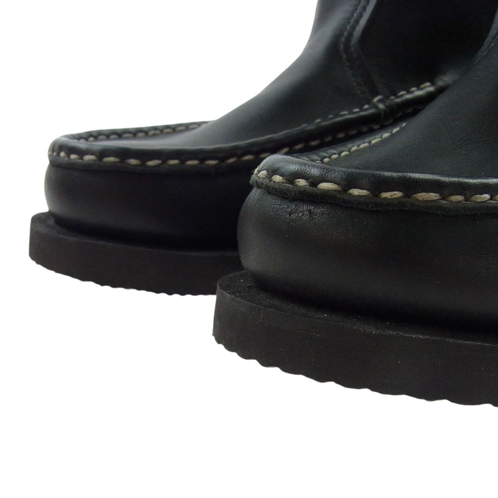 RUSSELL MOCCASIN ラッセルモカシン KNOCK A BOUT BOOT ノック ア バウト ブーツ ブラック系 US8【極上美品】【中古】