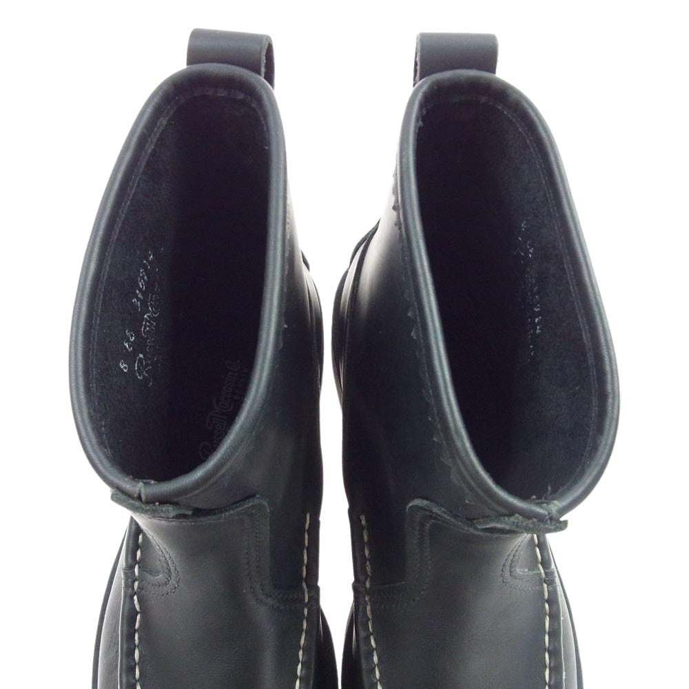 RUSSELL MOCCASIN ラッセルモカシン KNOCK A BOUT BOOT ノック ア バウト ブーツ ブラック系 US8【極上美品】【中古】