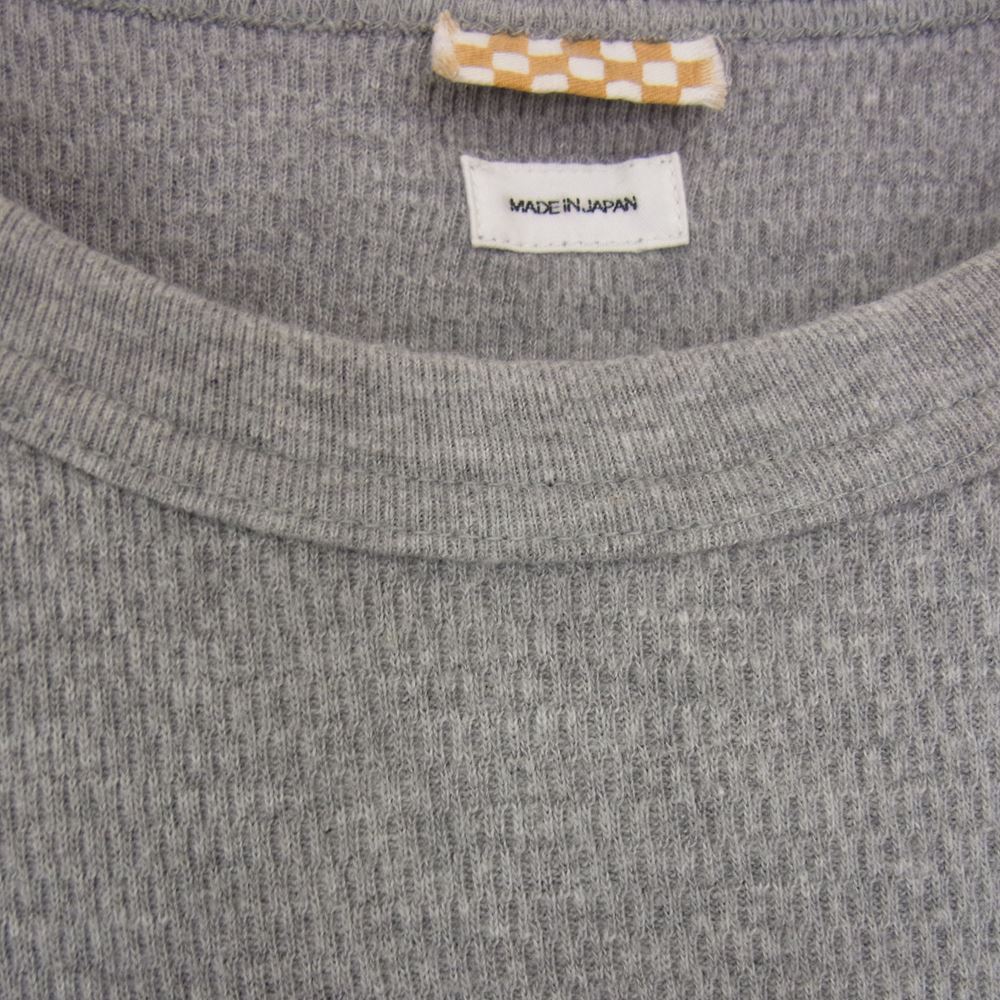 VISVIM ビズビム 0119105009010 THERMAL PACK TEE サーマル カットソー 長袖 グレー系 3【中古】