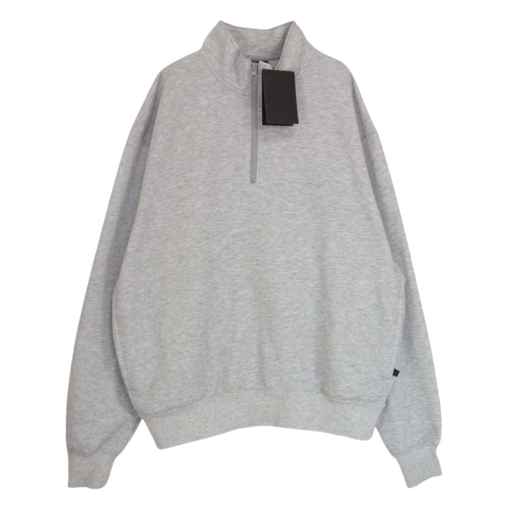 ダイワピア BE-55022 Tech Sweat Half-Zip テック ハーフ ジップ  スウェット グレー系 L【中古】