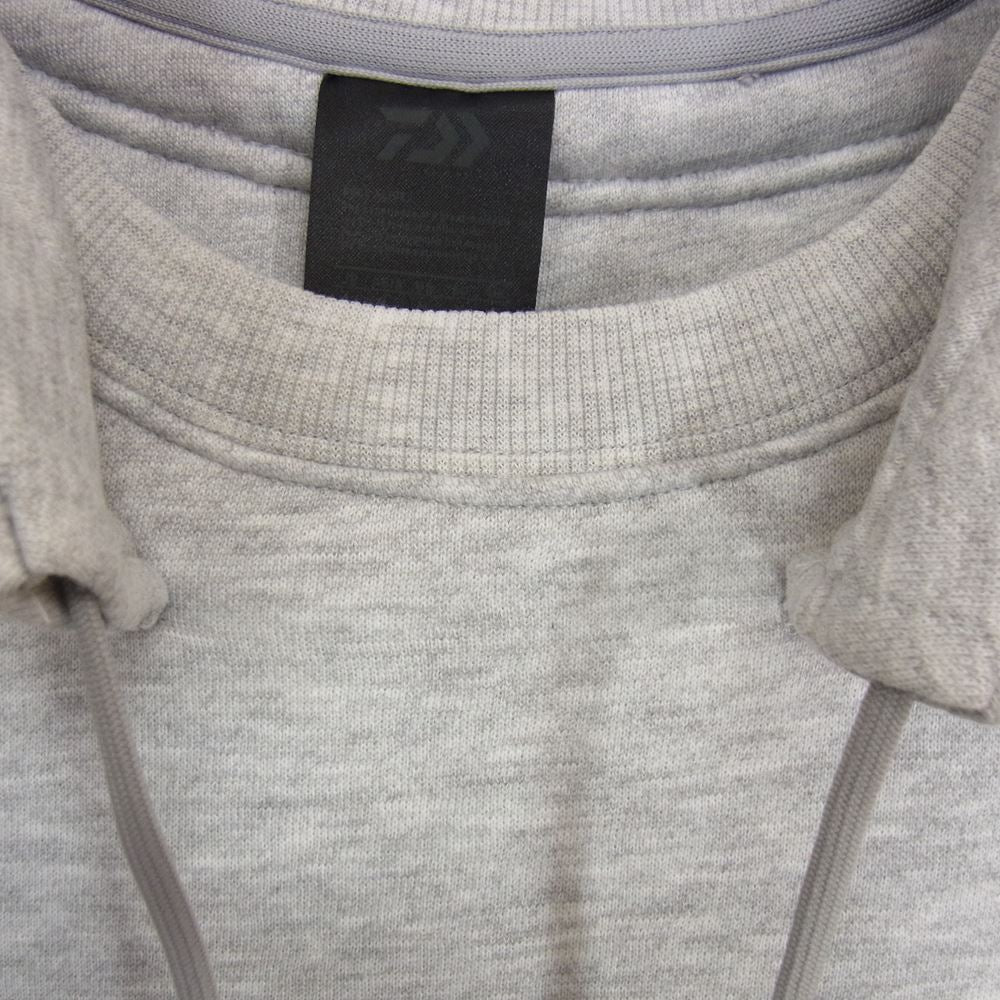 ダイワピア 21AW  BE-56121W DOUBLE FACE CREW SWEAT フード後付 ダブルフェイス パーカー グレー系 L【新古品】【未使用】【中古】